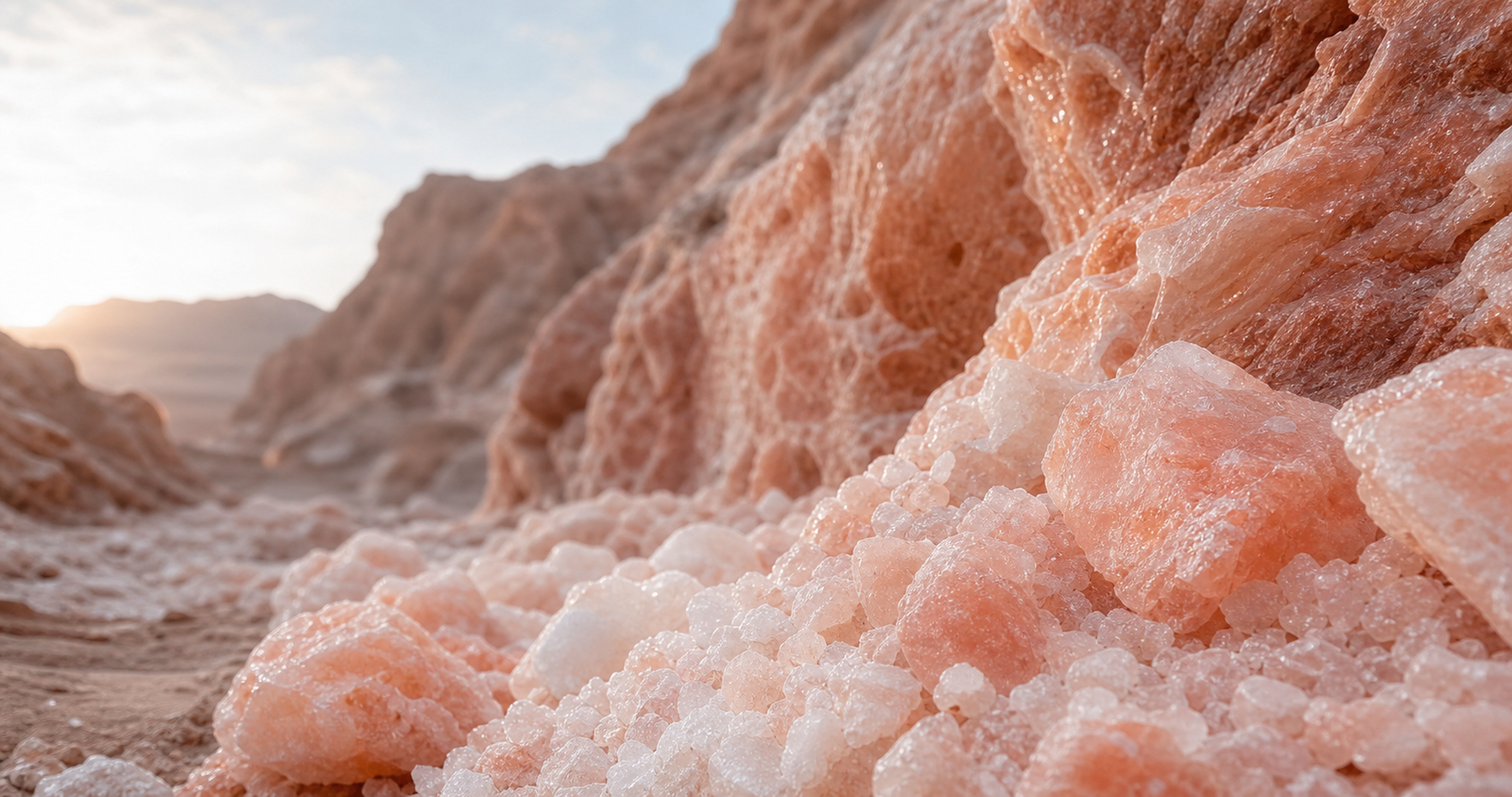 Natural Himalayan salt origin