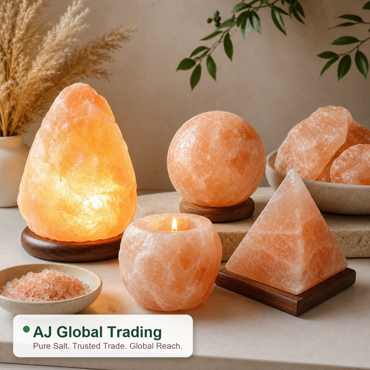 Decorative salt products